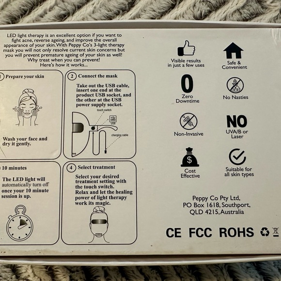 White LED Face Mask - Picture 7 of 7